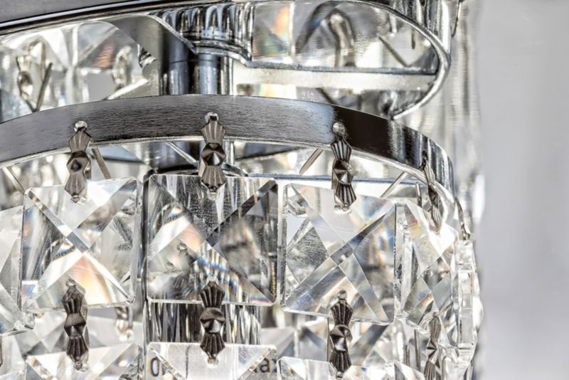 Lampa sufitowa wisząca Rabalux Rosanna 5704 chromowana przezroczysty kryształowa 5xG9 x 40W 1 szt.