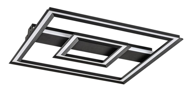 Lampa sufitowa wisząca Rabalux Sidona 0712 czarno-biała nowoczesna wbudowany LED 48W 1 szt.