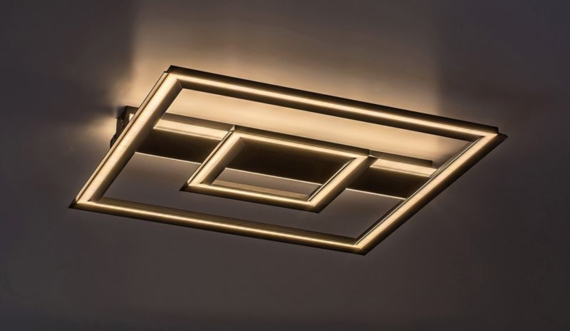 Lampa sufitowa wisząca Rabalux Sidona 0712 czarno-biała nowoczesna wbudowany LED 48W 1 szt.