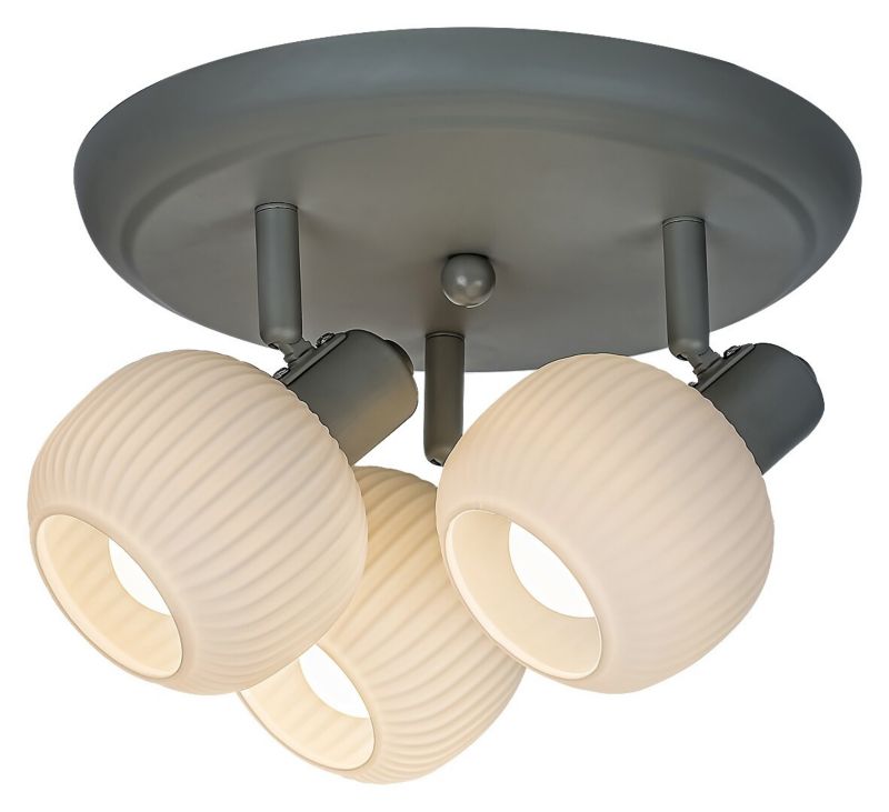Lampa sufitowa wisząca Rabalux Soraya zielono-biała wym: 15 x 30 x 30 cm 3xE14 x  1 szt.