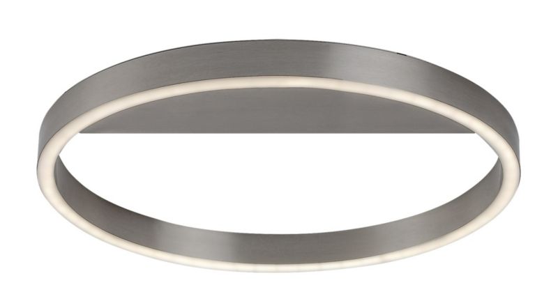Lampa sufitowa wisząca Rabalux Thrac 3119 szczotkowane aluminiowo-biała ring wbudowany LED 20W 1 szt.