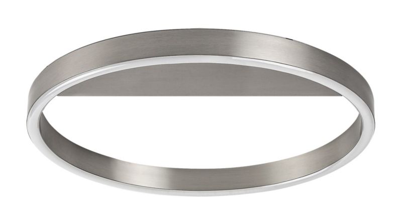 Lampa sufitowa wisząca Rabalux Thrac 3119 szczotkowane aluminiowo-biała ring wbudowany LED 20W 1 szt.