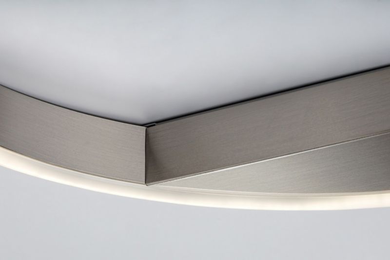 Lampa sufitowa wisząca Rabalux Thrac 3119 szczotkowane aluminiowo-biała ring wbudowany LED 20W 1 szt.