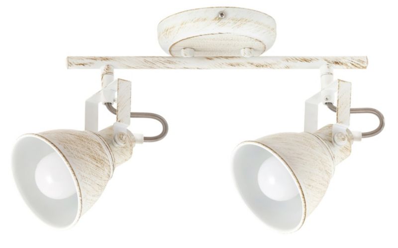 Lampa sufitowa wisząca Rabalux Vivienne 9670 biały antyk 30 cm szerokości 2xE14 x 40W 1 szt.