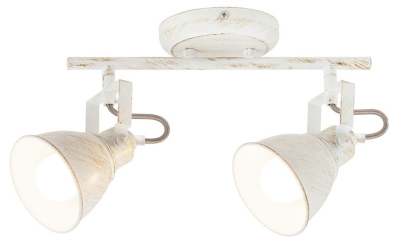 Lampa sufitowa wisząca Rabalux Vivienne 9670 biały antyk 30 cm szerokości 2xE14 x 40W 1 szt.