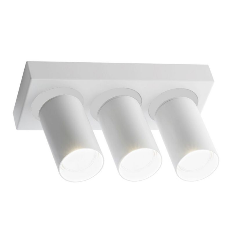 Lampa sufitowa wisząca Shilo Tarumi 9757 biała tuby 3xGU10 x 10W 1 szt.