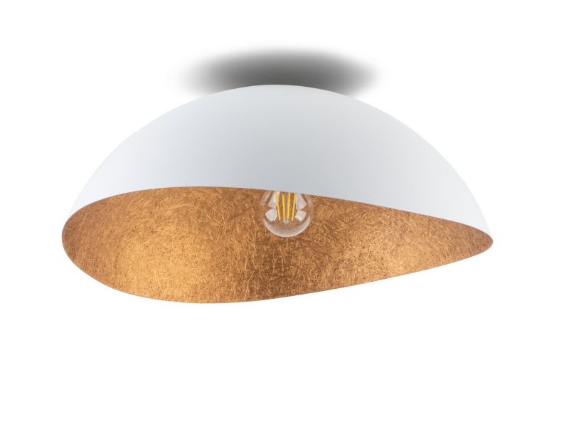 Lampa sufitowa wisząca Sigma Lighting Solaris 3325 biało-miedziana ...