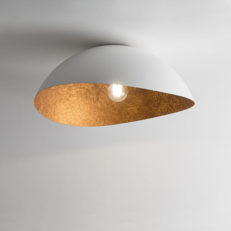 Lampa sufitowa wisząca Sigma Lighting Solaris 3325 biało-miedziana ...