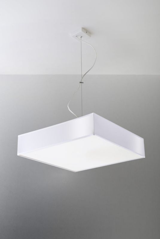 Lampa sufitowa wisząca Sollux Lighting Horus biała wym: 80 x 45 x 45 cm 3xE27 x 60W 1 szt.