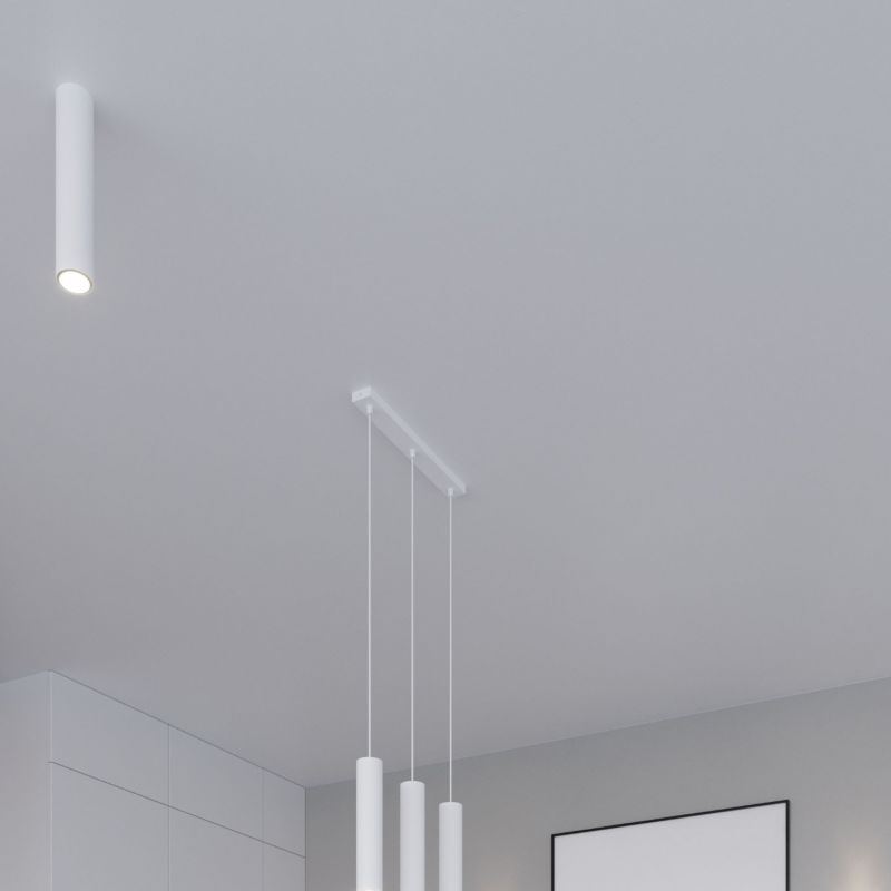 Lampa sufitowa wisząca Sollux Lighting Lagos 8246 biała szerokość 45 cm 3xGU10 x 40W 1 szt.