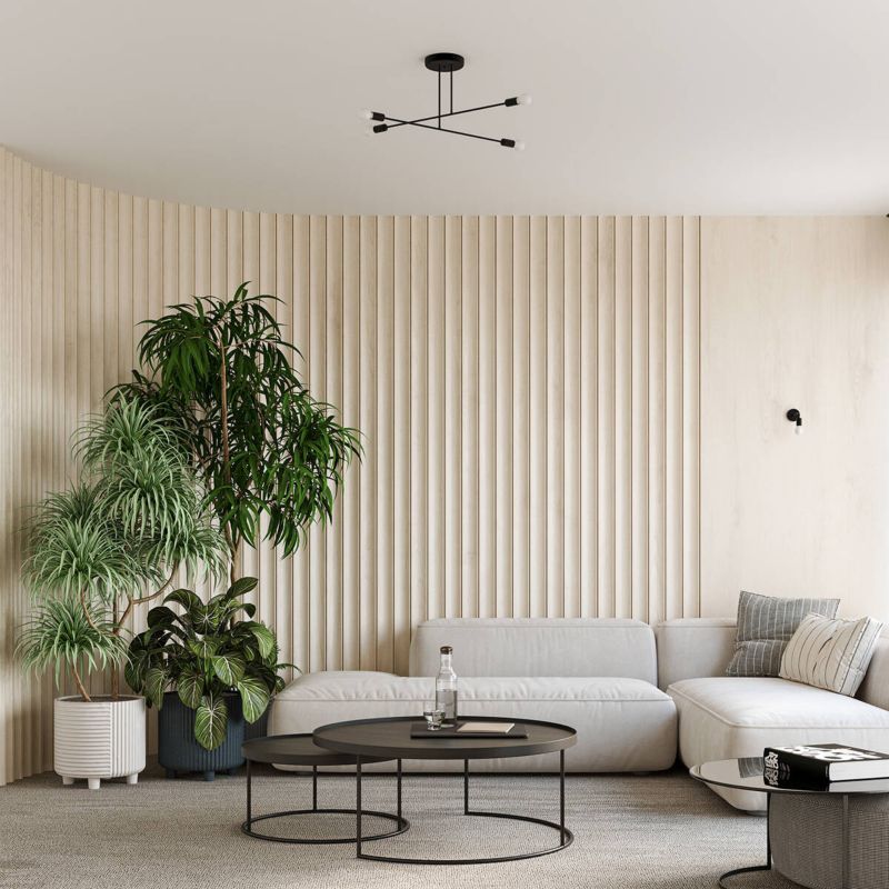 Lampa sufitowa wisząca Sollux Lighting Norah 6814 czarna minimalistyczna 4xE27 x 15W 1 szt.