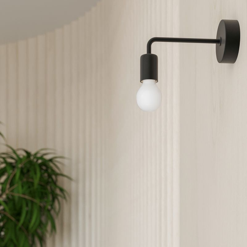 Lampa sufitowa wisząca Sollux Lighting Norah 6814 czarna minimalistyczna 4xE27 x 15W 1 szt.