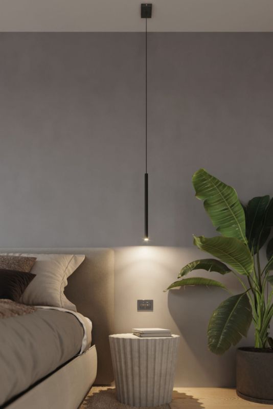 Lampa sufitowa wisząca Sollux Lighting Pastelo 9694 czarna szerokość 30 cm 3xG9 x 12W 1 szt.