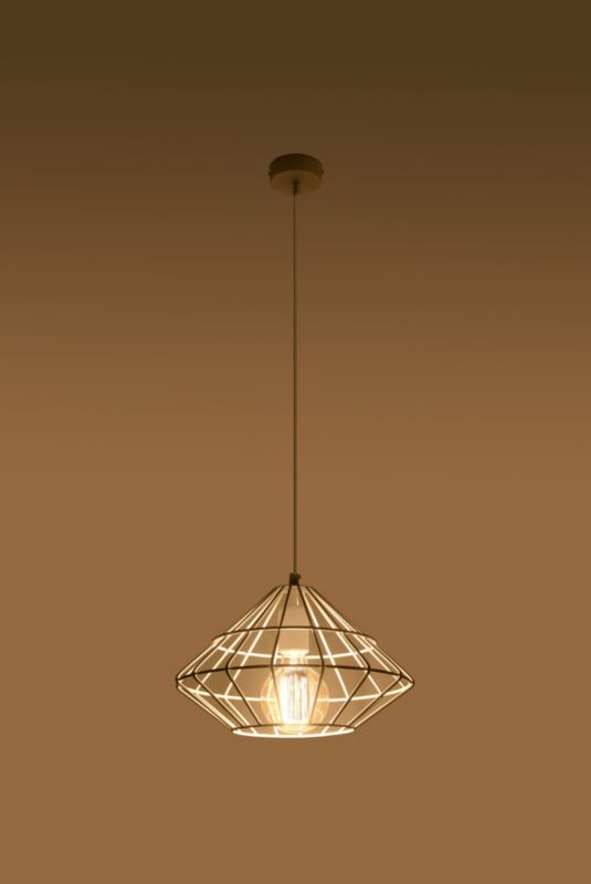 Lampa sufitowa wisząca Sollux Lighting Umberto 7928 biała szerokość 33 cm 1xE27 x 60W 1 szt.