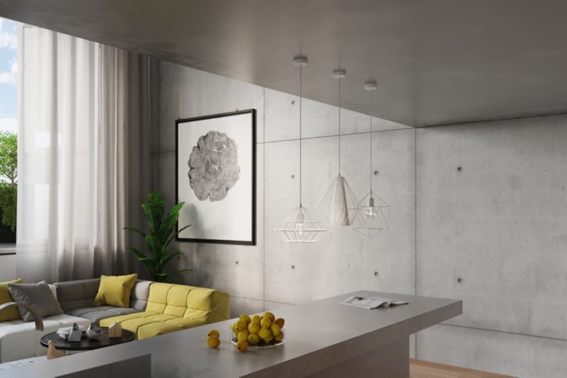 Lampa sufitowa wisząca Sollux Lighting Umberto 7928 biała szerokość 33 cm 1xE27 x 60W 1 szt.