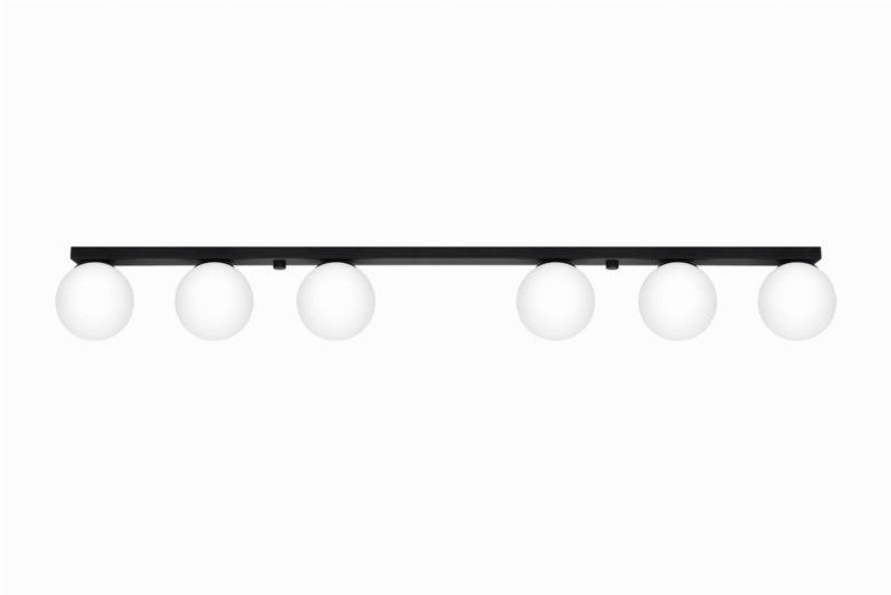 Lampa sufitowa wisząca Sollux Lighting Yoli 2032 biało-czarna nowoczesna 6xG9 x 1 szt.