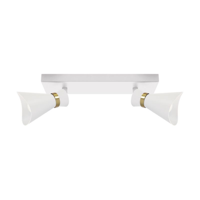 Lampa sufitowa wisząca Struhm Loreta 2202 biało-złota reflektory 2xE14 x 1 szt.