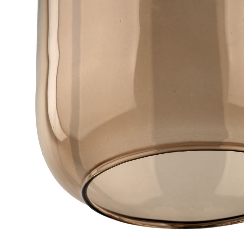 Lampa sufitowa wisząca TK-Lighting Marco czarno-brązowa wym: 178 x 14 x 14 cm 1xE27 x  1 szt.
