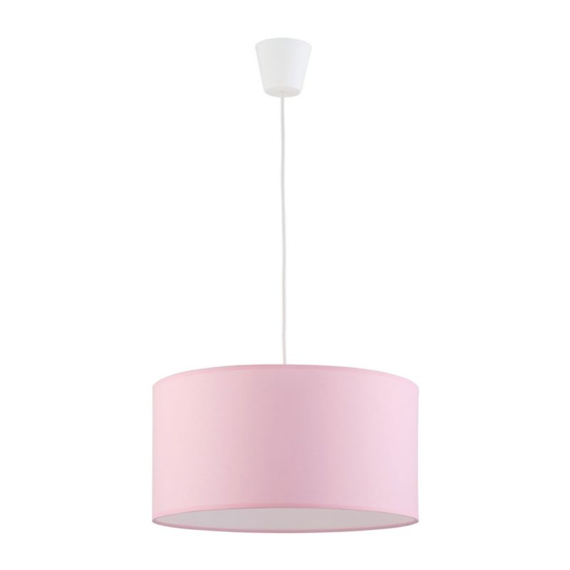 Lampa sufitowa wisząca TK-Lighting Rondo biało-różowa wym: 115 x 40 x 40 cm 1xE27 x  1 szt.