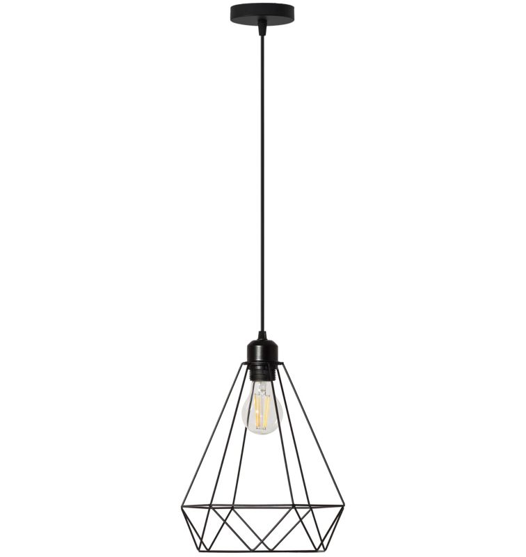 Lampa Sufitowa Wisząca Toolight 180986 Reno Czarny
