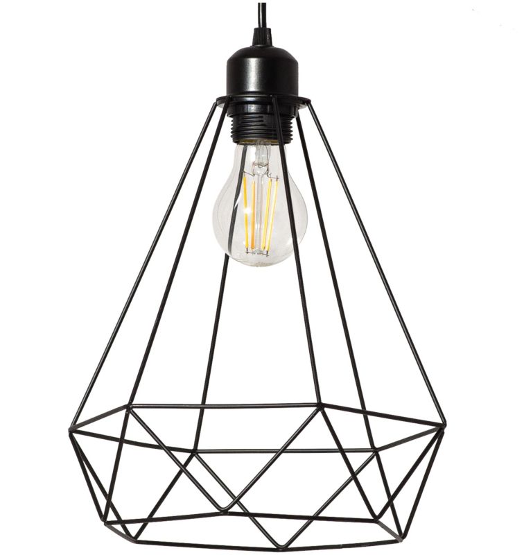 Lampa Sufitowa Wisząca Toolight 180986 Reno Czarny
