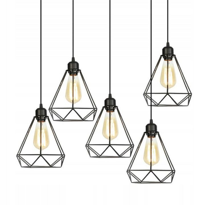 Lampa Sufitowa Wisząca Toolight 180986 Reno Czarny