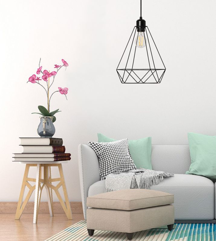 Lampa Sufitowa Wisząca Toolight 180986 Reno Czarny