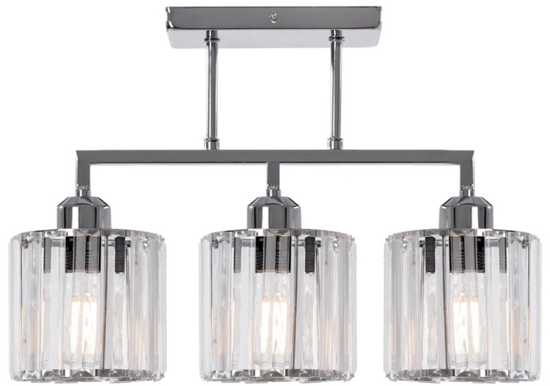 Lampa Sufitowa Wisząca Toolight 392228 Glamour Szary