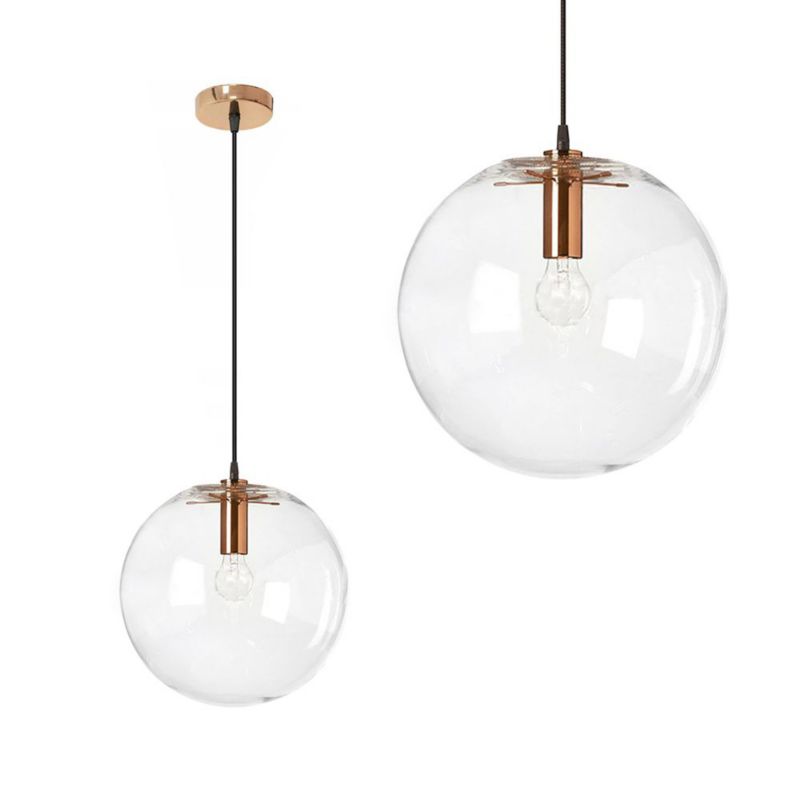 Lampa Sufitowa Wisząca Toolight App039-1Cp Lassi Różowo Złoty