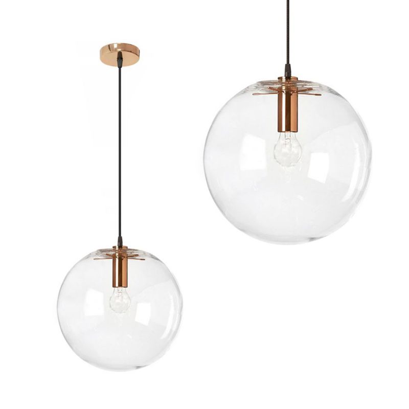 Lampa Sufitowa Wisząca Toolight App040-1Cp Lassi Różowo Złoty