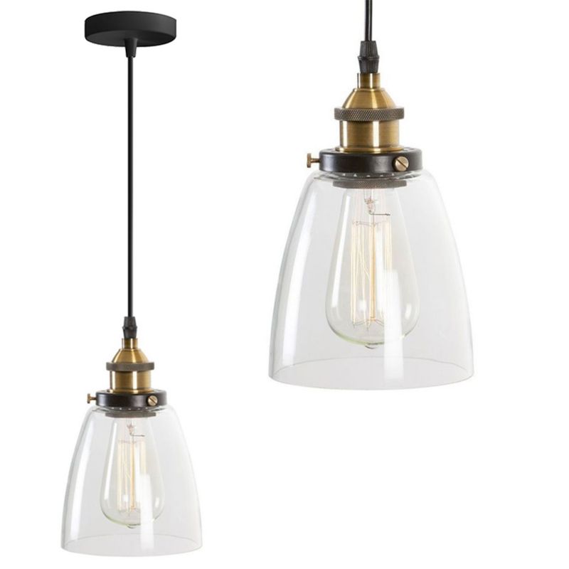 Lampa Sufitowa Wisząca Toolight App048-1Cp Verto D Transparentny