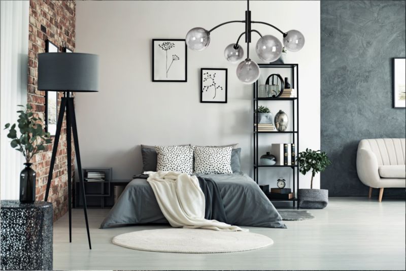 Lampa Sufitowa Wisząca Toolight App1021-6Cp Czarny