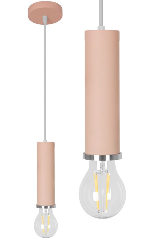 Lampa Sufitowa Wisząca Toolight App110-1Cp A Osti Różowo Złoty