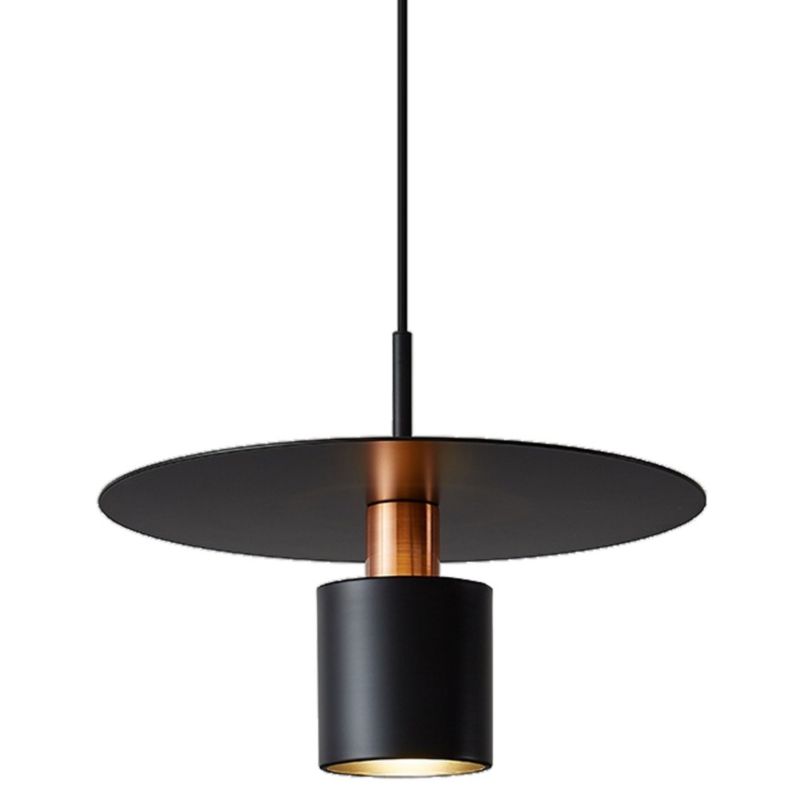 Lampa Sufitowa Wisząca Toolight App1145-1Cp Czarny Różowe Złoto