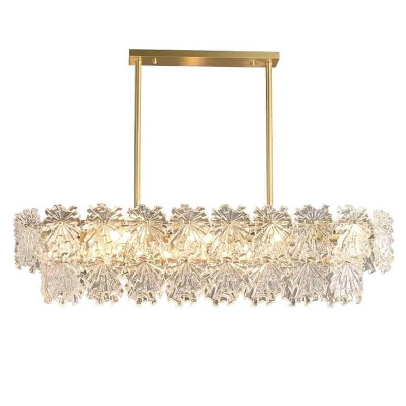 Lampa Sufitowa Wisząca Toolight App1198-4Cp Złoty