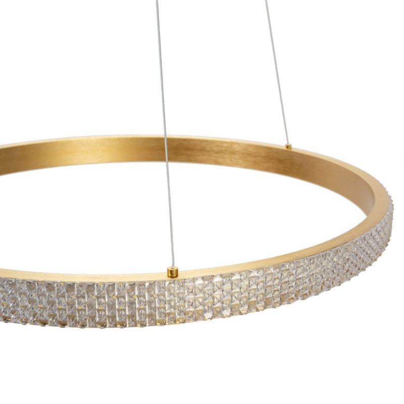 Lampa Sufitowa Wisząca Toolight App1203-Cp Złoty