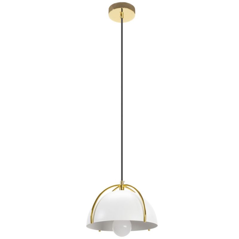 Lampa Sufitowa Wisząca Toolight App1216-1Cp Złoty Biały
