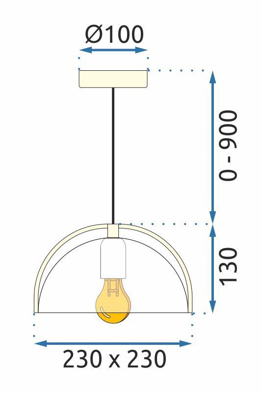 Lampa Sufitowa Wisząca Toolight App1216-1Cp Złoty Biały