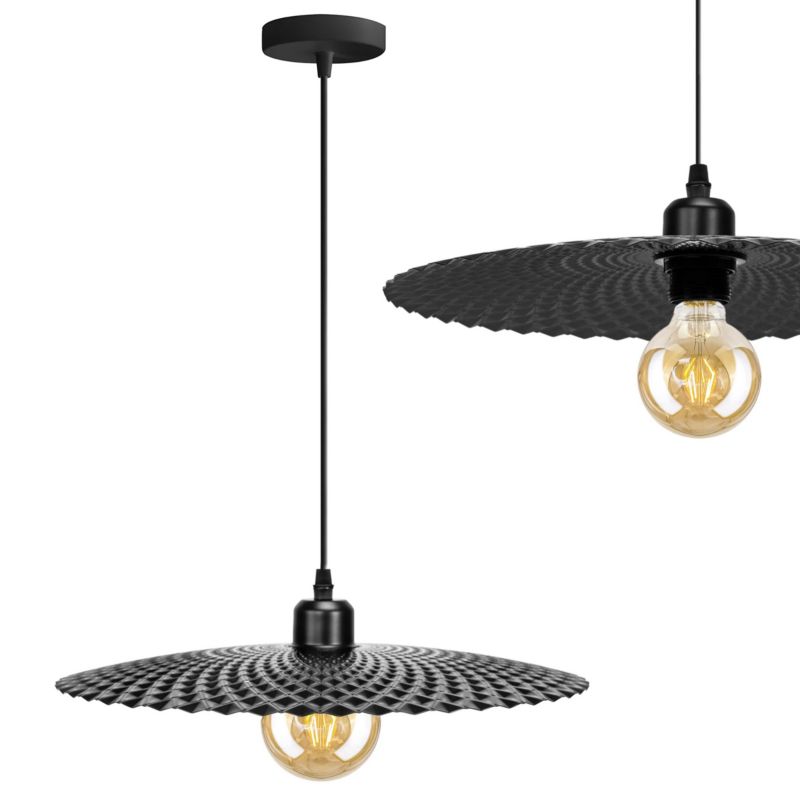 Lampa Sufitowa Wisząca Toolight App1289-1Cp Czarny