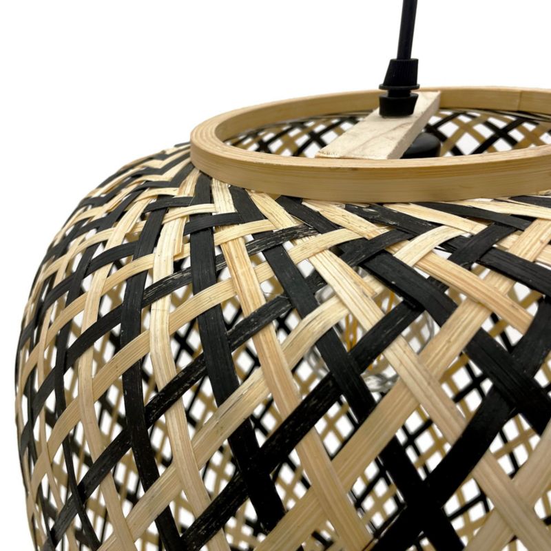 Lampa Sufitowa Wisząca Toolight App1312-1Cp Boho Czarny