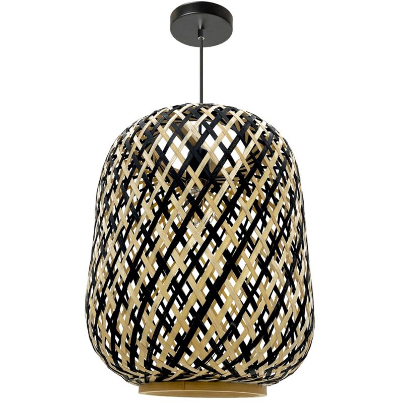 Lampa Sufitowa Wisząca Toolight App1312-1Cp Boho Czarny