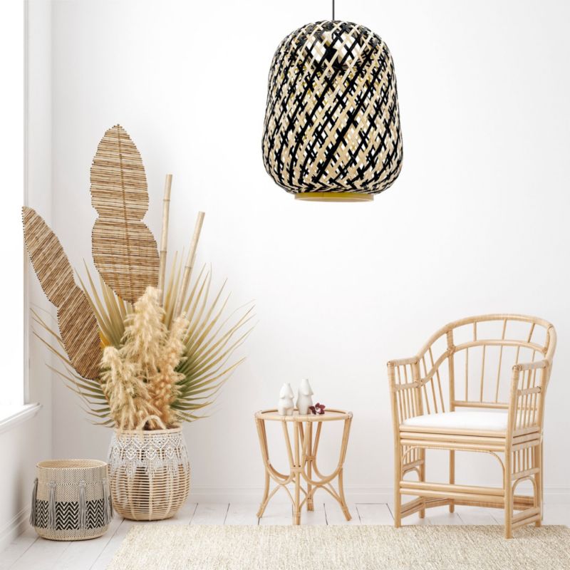 Lampa Sufitowa Wisząca Toolight App1312-1Cp Boho Czarny
