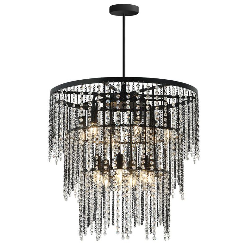 Lampa Sufitowa Wisząca Toolight App1314-Cp Czarny
