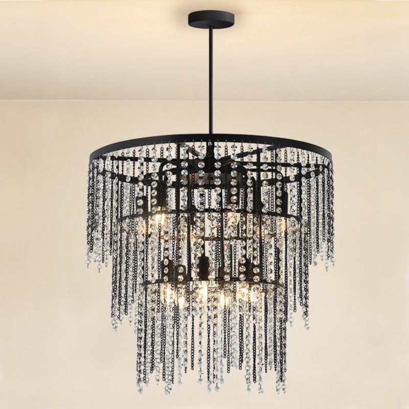 Lampa Sufitowa Wisząca Toolight App1314-Cp Czarny