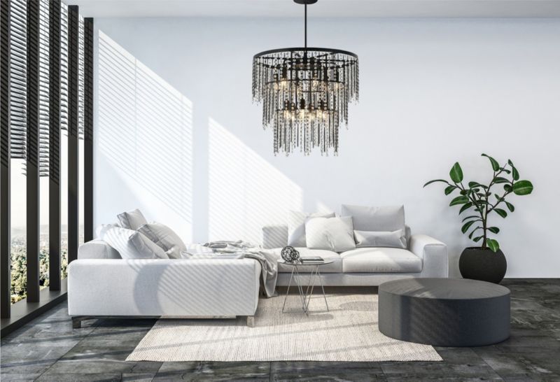 Lampa Sufitowa Wisząca Toolight App1314-Cp Czarny