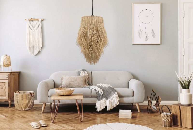 Lampa Sufitowa Wisząca Toolight App1322-1Cp Boho Brązowy