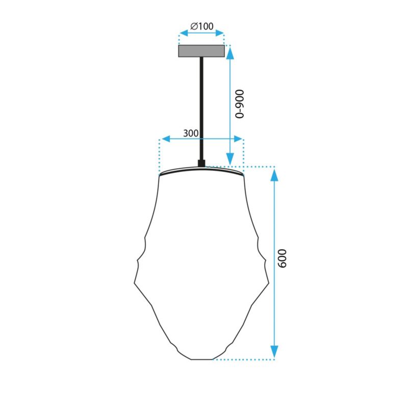 Lampa Sufitowa Wisząca Toolight App1322-1Cp Boho Brązowy