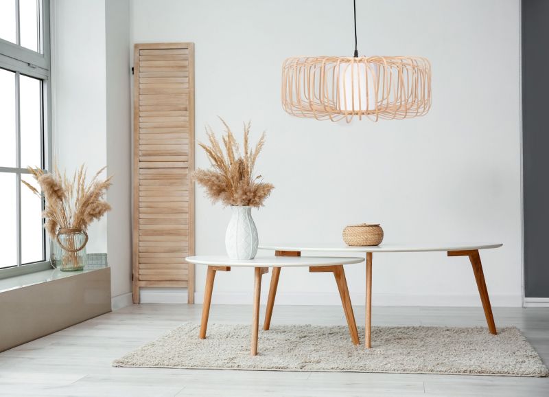 Lampa Sufitowa Wisząca Toolight App1376-1Cp Boho Beżowy