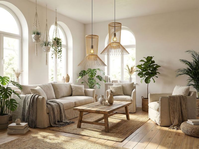 Lampa Sufitowa Wisząca Toolight App1457-1Cp Beżowy