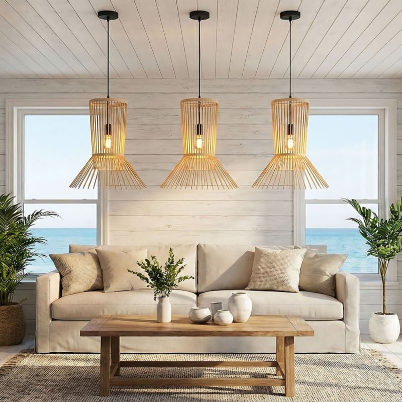 Lampa Sufitowa Wisząca Toolight App1457-1Cp Beżowy